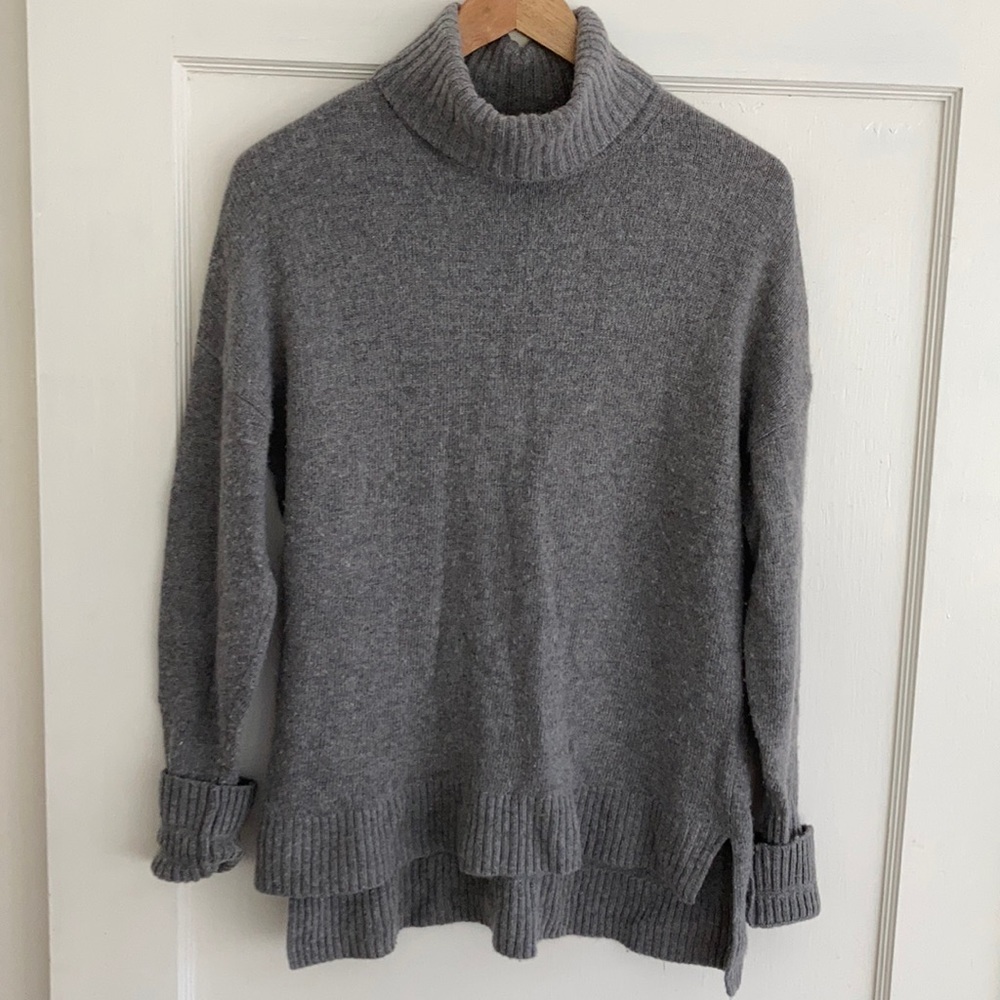 J Crew Wool Knit Sweater Turtleneck